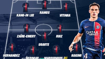 PSG vs 툴루즈 선발 라인업 유출. jpg
